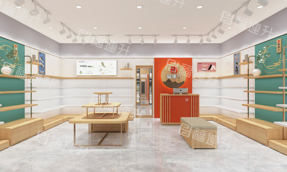 福連升健康舒適休閑鞋、老北京布鞋店面效果圖2