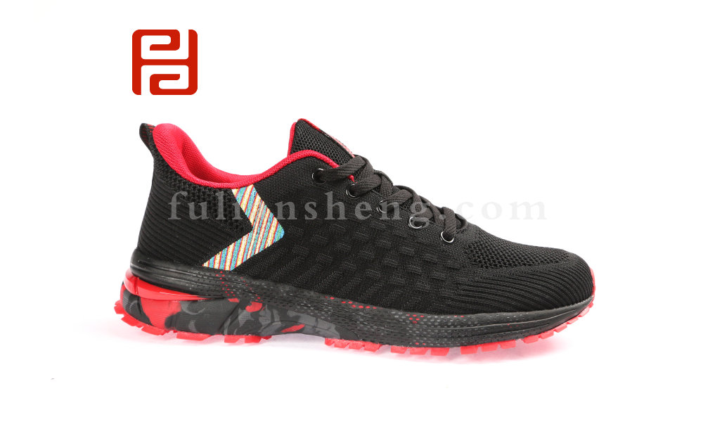 福連升春男士系帶飛織透氣運動馬拉松休閑鞋老北京布鞋圖片