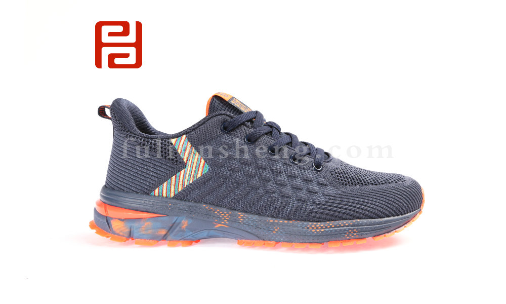 福連升春男士系帶飛織透氣運動馬拉松休閑鞋老北京布鞋圖片