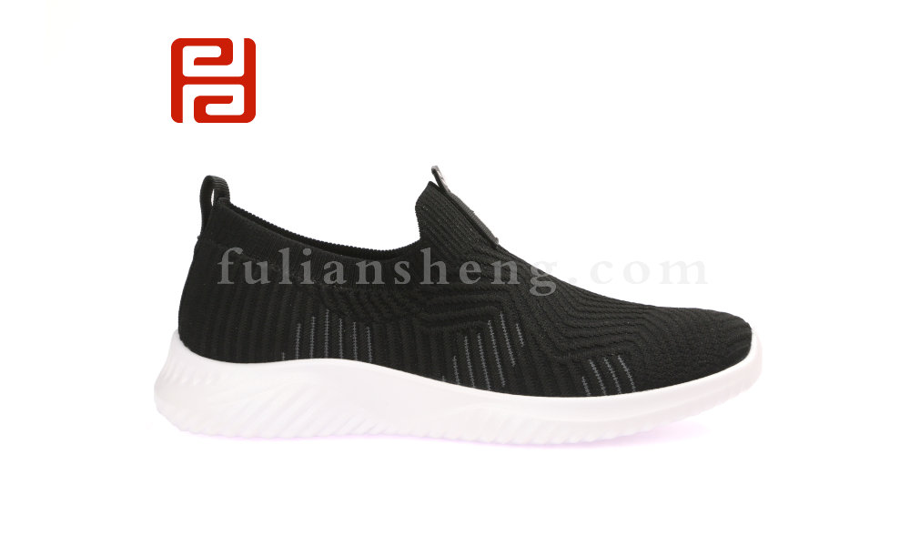 福連升男士透氣網面一腳蹬襪子鞋休閑單鞋運動鞋圖片