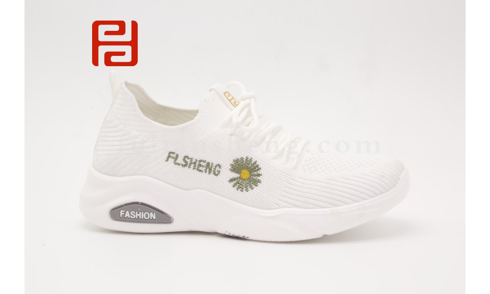 老北京布鞋透氣棉麻飛織一腳蹬軟底媽媽鞋女休閑運動鞋圖片