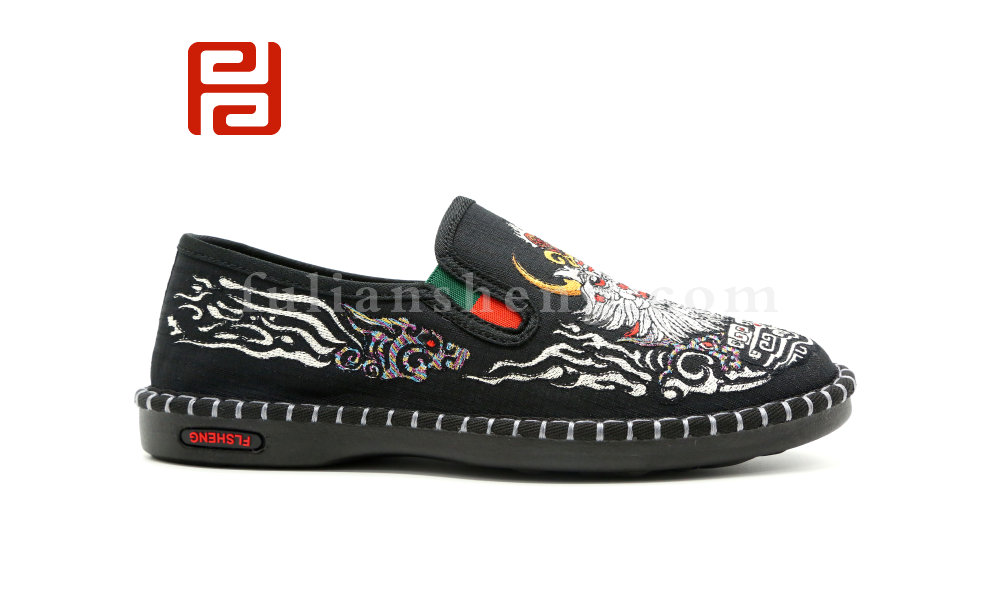 福連升春秋時尚國粹休閑鞋中國風(fēng)男鞋老北京布鞋