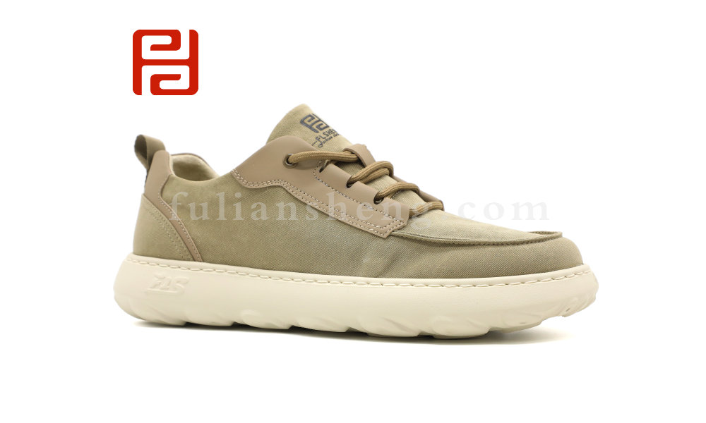 舒適休閑男鞋橡塑發泡鞋底3D緩震鞋墊棉麻里布