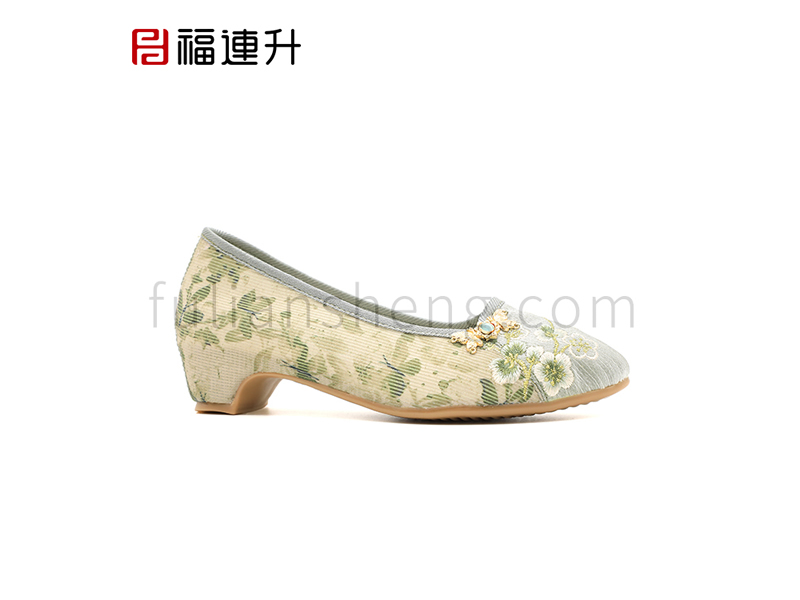 福連升夏季新款漢唐風韻女鞋休閑漢舞鞋