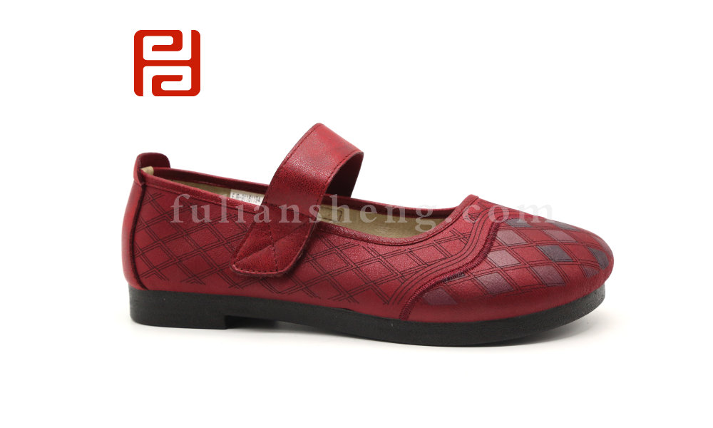 福連升老北京布鞋中老年媽媽鞋一字帶低幫軟底女鞋圖片