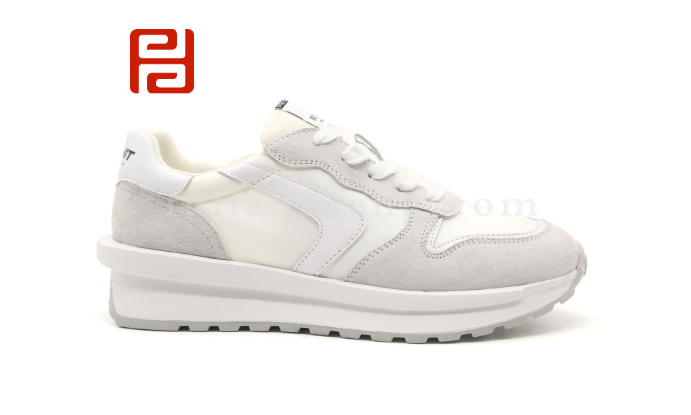 福連升時尚運動女鞋阿甘鞋春季軟底牛皮舒適女鞋圖片