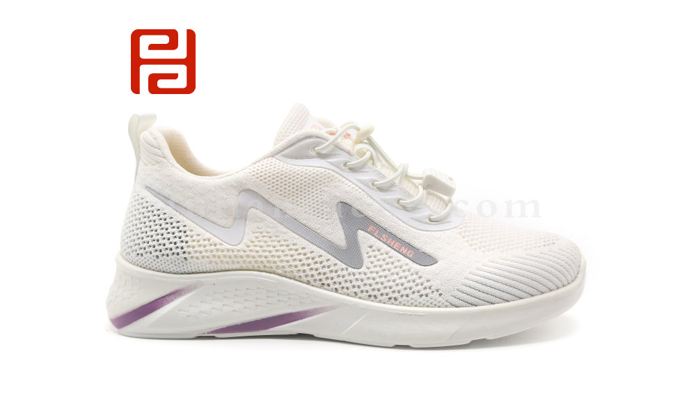 福連升夏季女式網(wǎng)孔透氣休閑運(yùn)動鞋飛織漫步軟底跑步鞋圖片