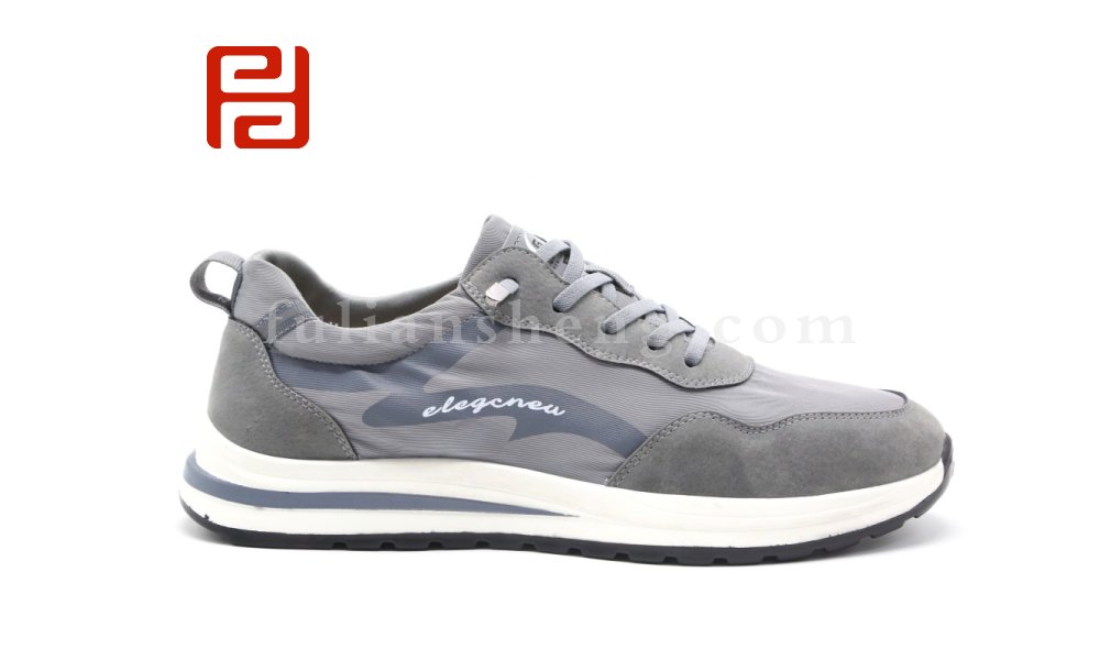 福連升休閑運(yùn)動男單鞋簡潔中老年阿甘運(yùn)動鞋圖片