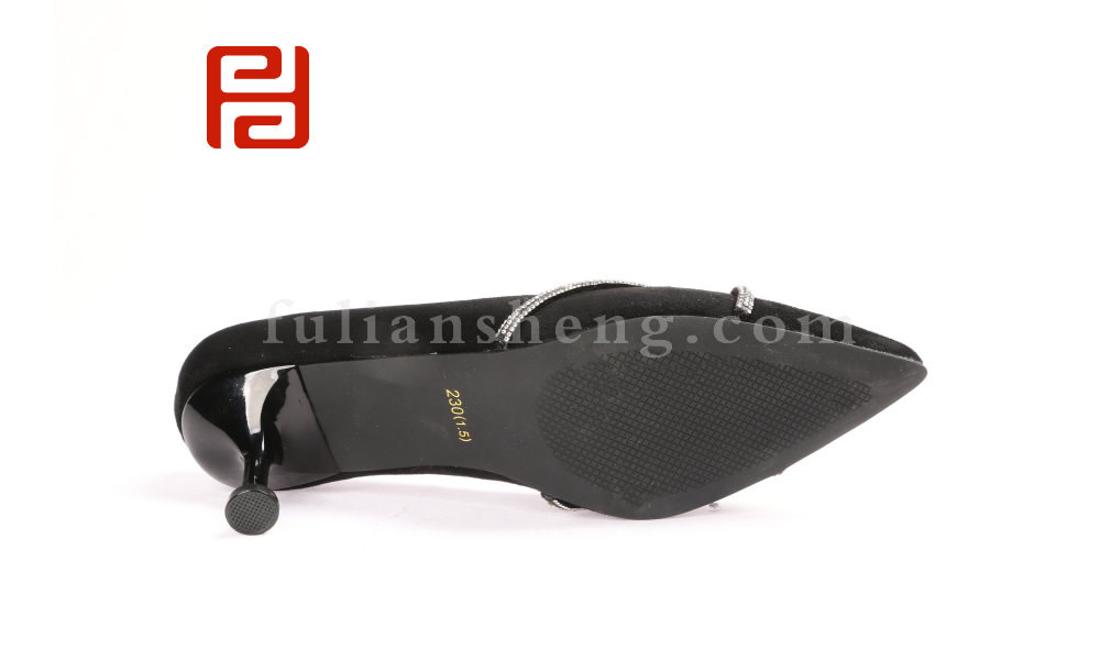 福連升優雅高跟女鞋 羊猄布鞋面舒適單鞋老北京布鞋(圖5)