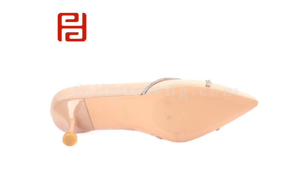 福連升優雅高跟女鞋 羊猄布鞋面舒適單鞋老北京布鞋(圖3)