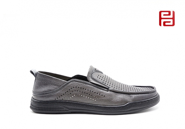 福連升夏季休閑商務(wù)男鞋舒適軟底透氣鞋子