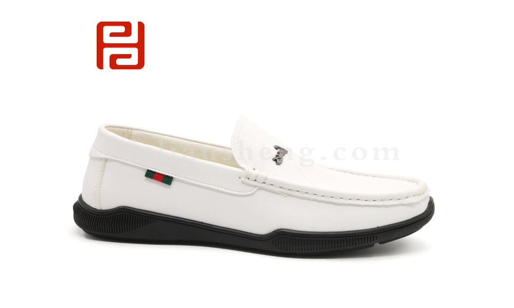 福連升男鞋休閑商務樂福鞋套腳豆豆鞋棉麻內里舒適一腳蹬